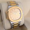 Patek Philippe 3800 Nautilus Two Tone Champagne Dial 37.5mm ~1990s - 4