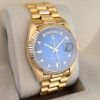 Rolex 18038 Day-Date 36 Blue Vignette Diamond Dial 36mm 1978 Box & COA - 3