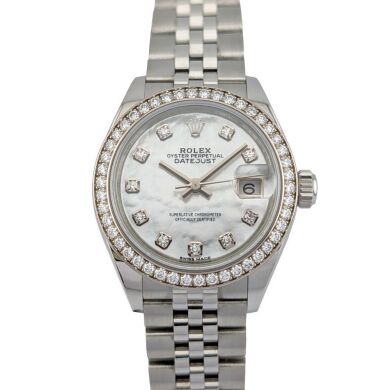 Rolex 279384RBR Lady-Datejust Mother of Pearl 28mm 2018 Box & Papers