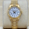 Rolex Lady-Datejust 26 White Diamond 18K Yellow Gold President Ref 69178 - 4