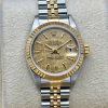 Rolex Lady-Datejust 26 Linen Dial Ref 69173 - 2