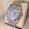 Rolex 116000 Oyster Perpetual Red Grape Dial 36mm 2017 Box & Papers - 4