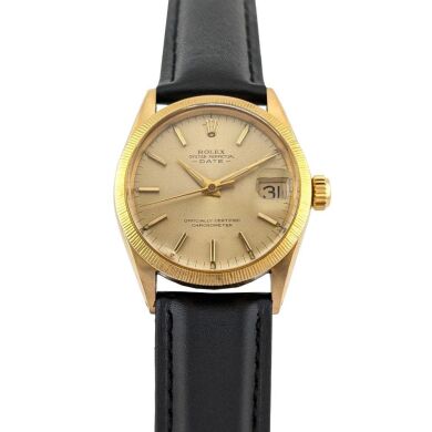 Rolex 6629 Vintage Lady-Date 18k Yellow Gold Champagne Dial 31mm 1964