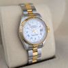 Rolex 69173 Lady-Datejust Two Tone Oyster White Roman Dial 26mm 1987 - 2