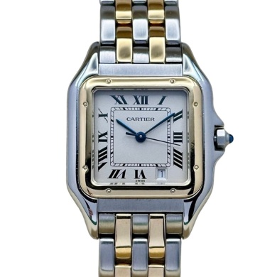 Cartier Panth&egrave;re White Romans Medium 18K Yellow Gold Ref 1100