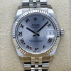 Rolex Datejust 31 Silver Romans 18K White Gold Ref 178274 2018 - 2