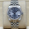 Rolex Datejust 31 Silver Romans 18K White Gold Ref 178274 2018 - 4