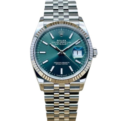 Rolex Datejust 36 Mint Green Ref 126234