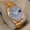 Rolex 118205 Day-Date 36 18k Rose Gold Black Dial 36mm 2007 Box & Papers - 3