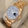 Rolex 118205 Day-Date 36 18k Rose Gold Black Dial 36mm 2007 Box & Papers - 4