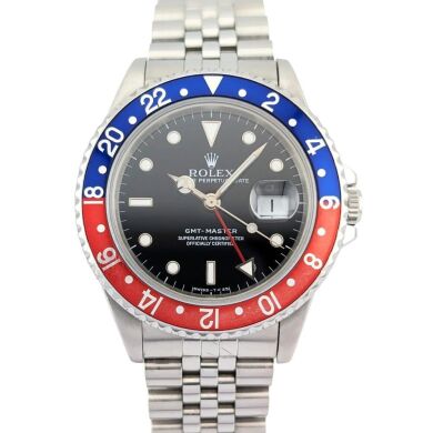 Rolex 16700 GMT-Master Pepsi on Jubilee 40mm 1991 X-Serial