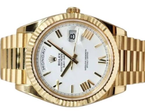 Rolex Day-Date 40, 18K Yellow Gold, 2022 Box and Papers