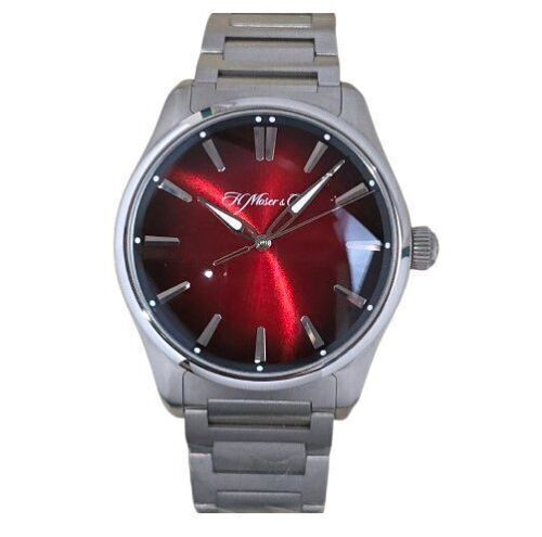 H.Moser & Cie. Pioneer Centre Seconds Mad Red 3200-1207 NOS