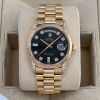 Rolex Day Date 18388 Black Diamond Dial - 3