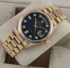 Rolex Day Date 18388 Black Diamond Dial - 4