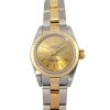 Rolex 67193 Lady Oyster Perpetual Two Tone Champagne Dial 26mm 1996 T-Seria