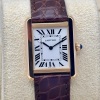 Cartier Tank Solo White Romans 18K Rose Gold Ref W5200024 2021 - 2