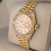 Rolex 69288 Lady-Datejust Diamond Bezel Champagne Dial 26mm 1986 Service Pouch & COA - 4