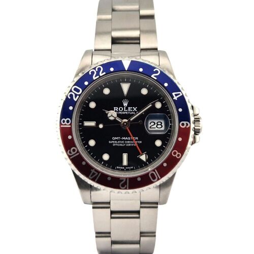 Rolex 16700 GMT-Master Pepsi 40mm 1996 T-Serial RSC Serviced
