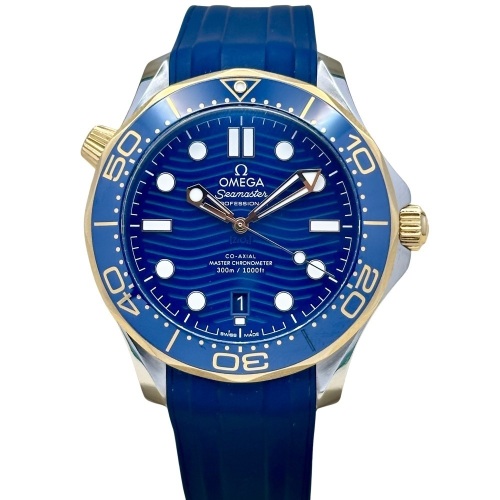 Omega Seamaster 300 Blue 18K Yellow Gold Ref 210.22.42.20.03.001 2023