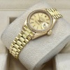 Rolex Lady-Datejust 26 Champagne Bark President 18K Yellow Gold Ref 69278 - 6