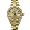 Rolex Lady-Datejust 26 Champagne Bark President 18K Yellow Gold Ref 69278