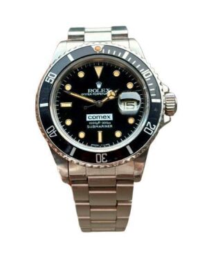 Rolex Submariner Date 16800 1985 8.65 Serial Comex Issue 61** Patina Dial Pompey Delivered One Owner Full Collectors Set