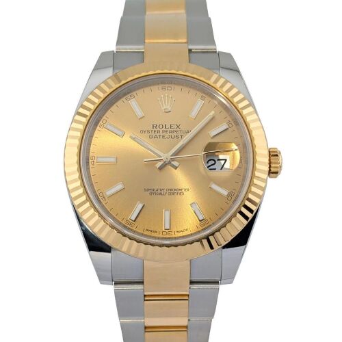 Rolex 126333 Datejust 41 Champagne Dial 41mm 2017 Box & Papers