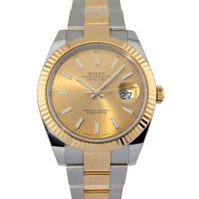 Rolex 126333 Datejust 41 Champagne Dial 41mm 2017 Box & Papers