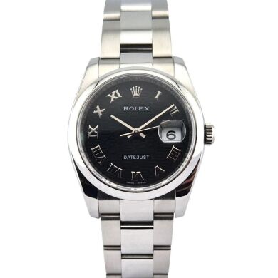 Rolex 116200 Datejust 36 Black Computer Dial 36mm ~2013