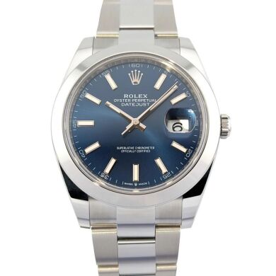 Rolex 126300 Datejust 41 Bright Blue Oyster 41mm 2026 Box & Papers