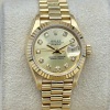 Rolex Lady-Datejust 26 Champagne Diamond 18K Yellow Gold President Ref 69178 - 2