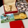 Rolex Lady-Datejust 26 Champagne Diamond 18K Yellow Gold President Ref 69178 - 10