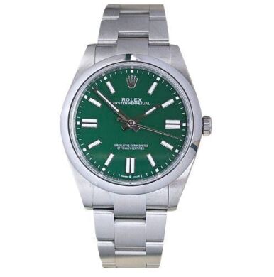 Rolex Oyster Perpetual 41 124300 green dial