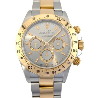 Rolex 16523 Zenith Daytona Two Tone Slate Grey Dial