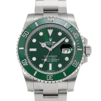 Rolex 116610LV Submariner Date &ldquo;Hulk&rdquo; 40mm 2016 Box & Papers