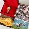 Rolex Lady-Datejust 26 18K Yellow Gold Champagne Big Diamond Ref 69173G - 6