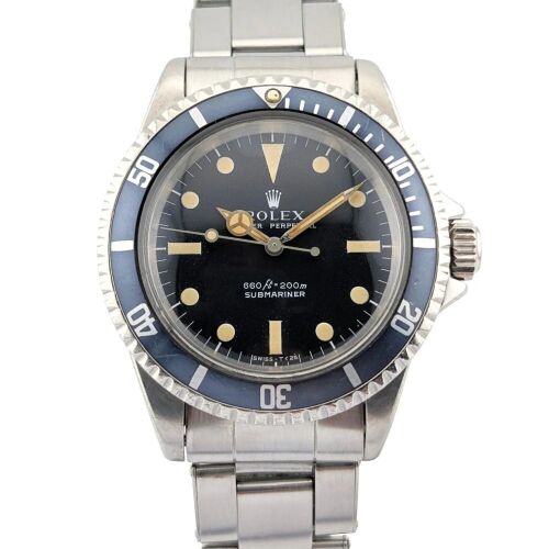 Rolex 5513 Submariner No Date Serif Ghost Dial 40mm 1969