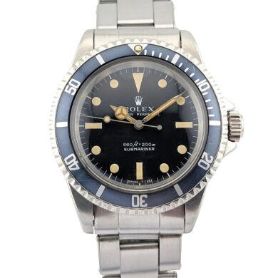 Rolex 5513 Submariner No Date Serif Ghost Dial 40mm 1969
