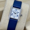 Cartier Tank Must Mid Size Blue Romans Ref 2416 - 5