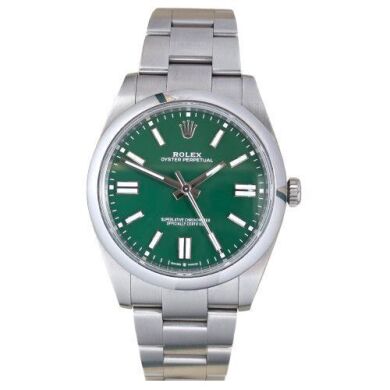 Rolex Oyster Perpetual 41 124300 green dial