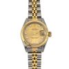Rolex 69173G Lady-Datejust Two Tone Champagne Diamond Dial 26mm