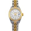 Rolex 79173G Lady-Datejust Two Tone White Roman Diamond Dial 26mm 2000 P-Serial
