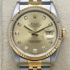 Rolex Datejust 36 Champagne Big Diamond Ref 16233 2000 - 2