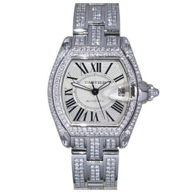 Cartier Roadster LM 2510 Custom Diamonds