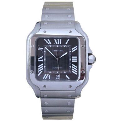 Cartier Santos Large WSSA0096 "Black Sunray" New Model