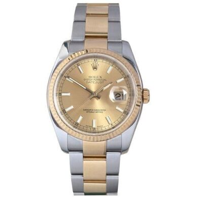 Rolex Datejust 36 Champagne Stick Dial 116233