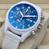 IWC Pilot Chronograph Le Petit White Ceramic Blue Ref IW389410 2026 NEW RELEASE! - 6