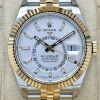 Rolex Sky-Dweller White Dial 18K Yellow Gold Jubilee Bracelet Ref 339633 2025 - 3