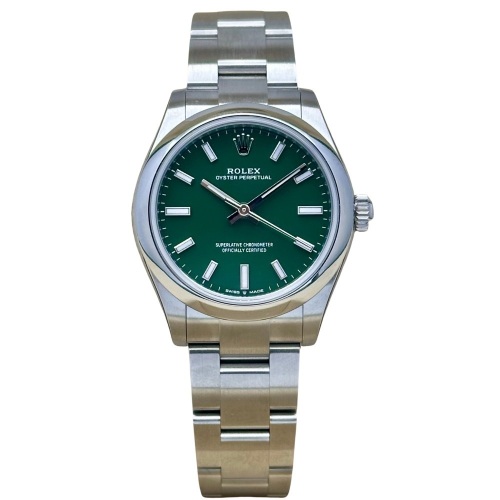 Rolex Oyster Perpetual 31 Green Dial 277200 LIKE NEW